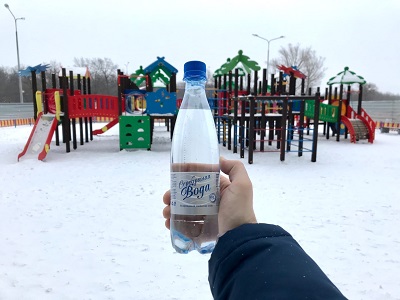 На детской площадке вместе с Серебряной водой. Автор клиент нашей компании