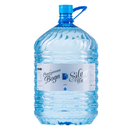 Питьевая вода «Серебряная вода» в индивидуальных 19-литровых бутылях